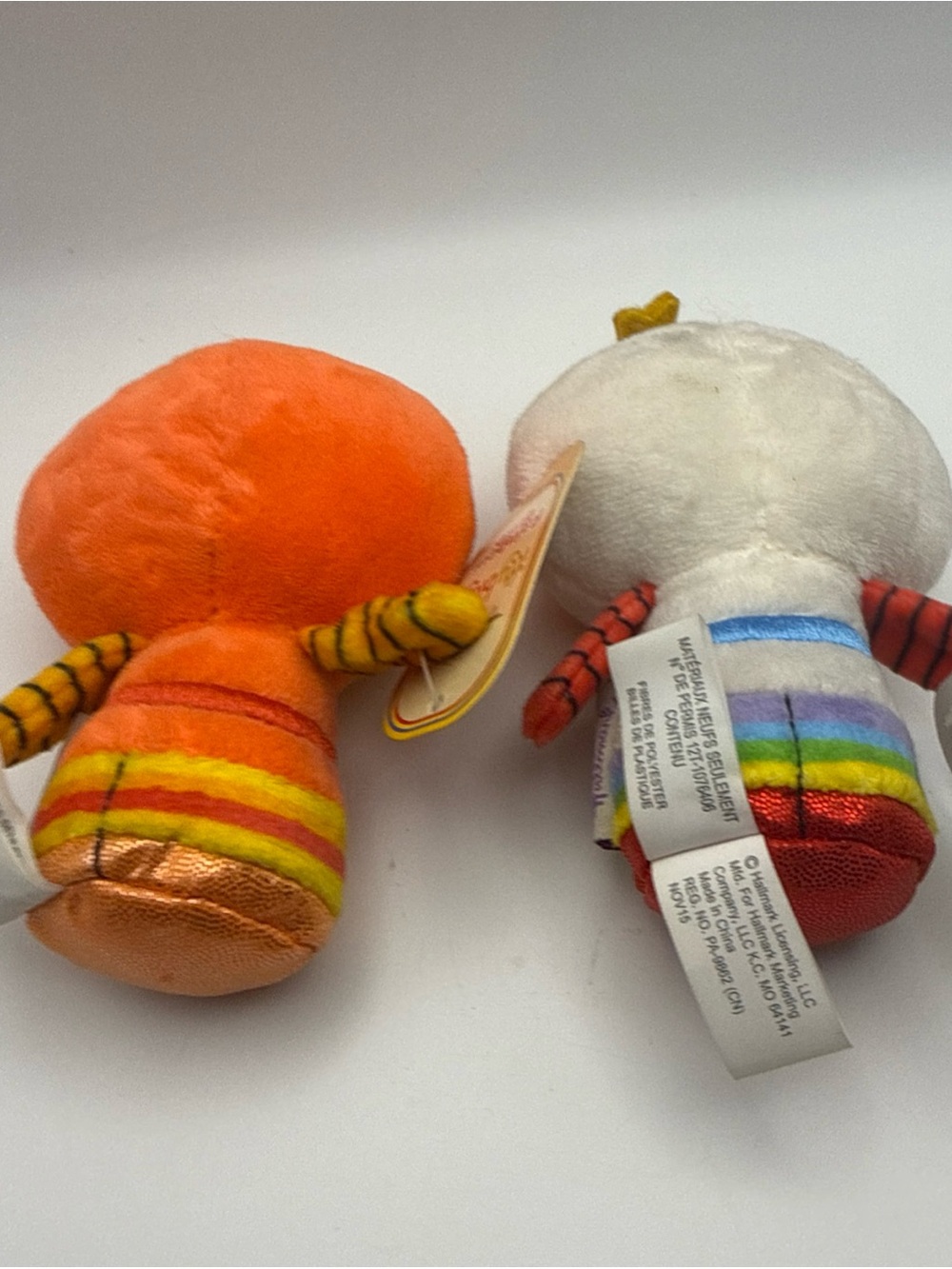Hallmark Itty Bittys Rainbow Brite Sprites Twink and O.J. plush 4" W/ Tags - Picture 10 of 15